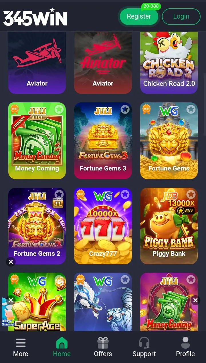 345 Win Game Download